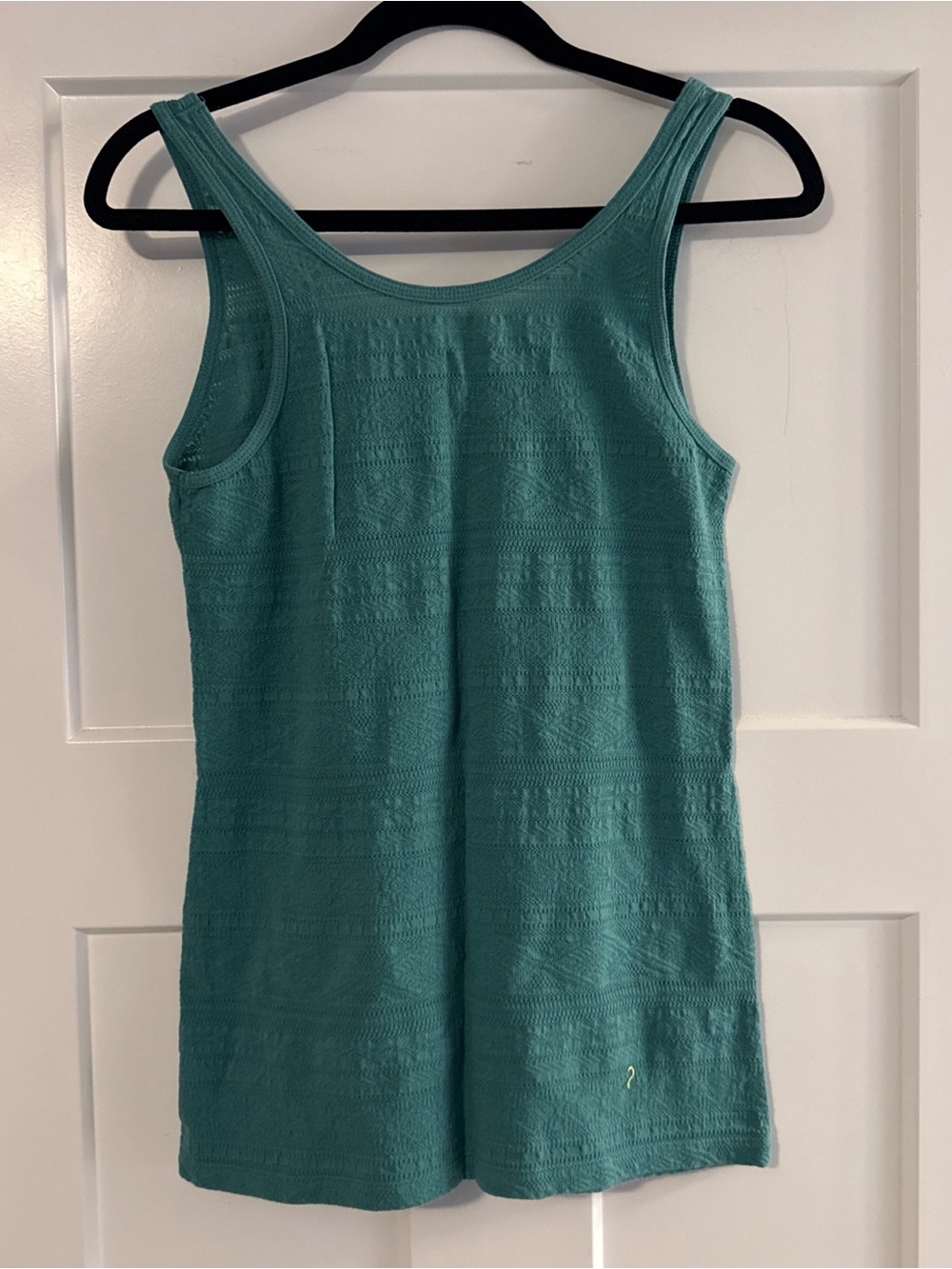 Mossimo Supply Co. Teal Tank Top - Sleeveless Women's Knit Tank - Picture 4 of 4